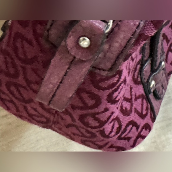 Like new. Used once Etienne Aigner purse bag burgundy wine color open to offers - Picture 10 of 15